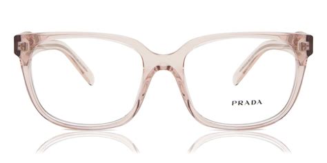 prada pink transparent glasses|prada pr 17zv pink glasses.